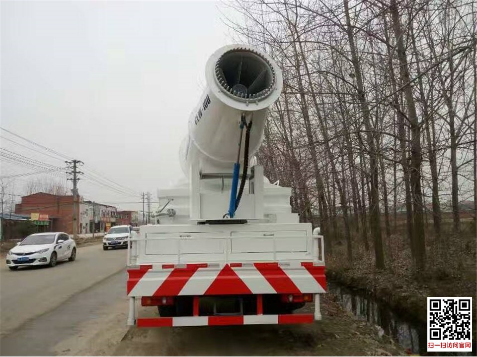 東風天錦噴霧降塵車后側圖片