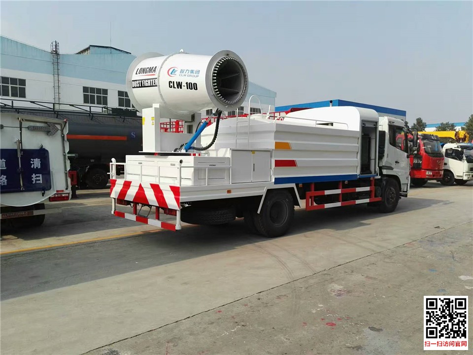 東風天錦噴霧降塵車左后圖片