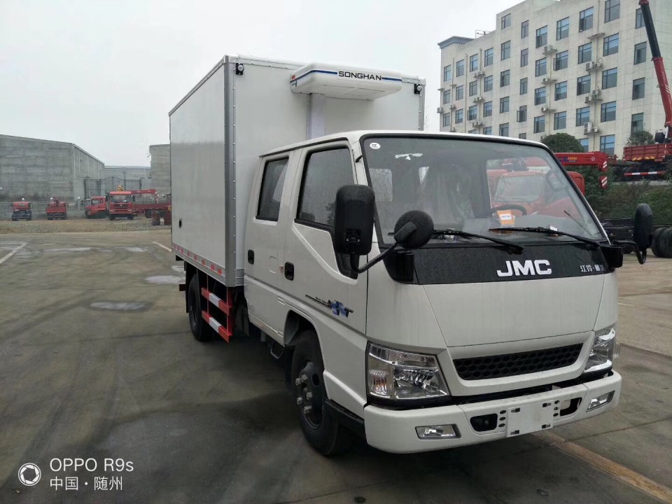 湖北程力江鈴順達(dá)雙排座位3米2冷藏車 (30)
