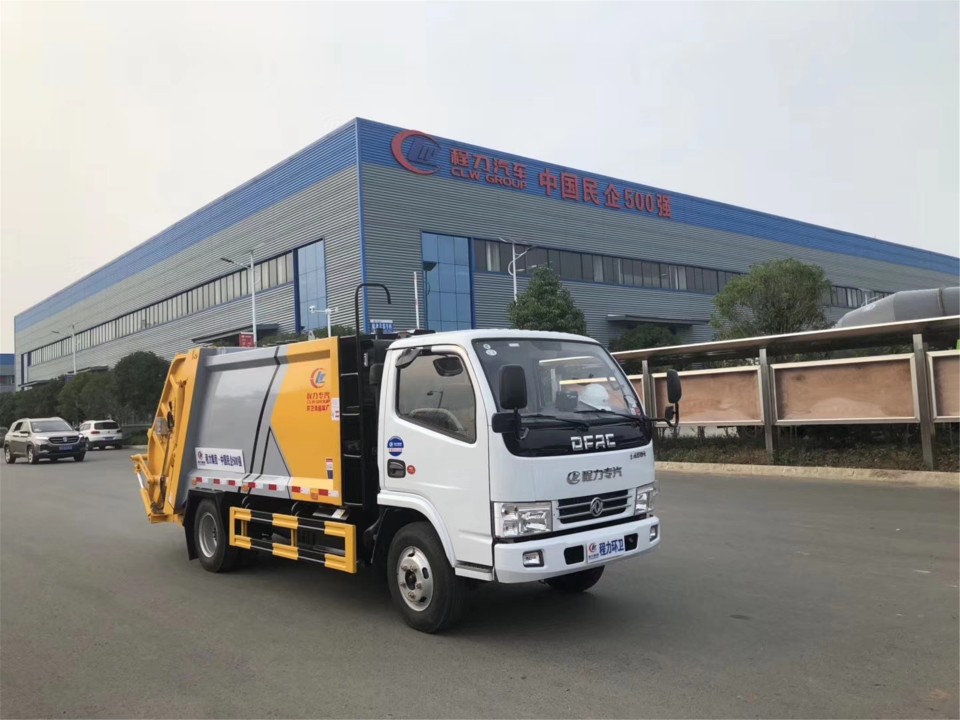 東風(fēng)多利卡6立方程力壓縮式垃圾車(chē) (9)
